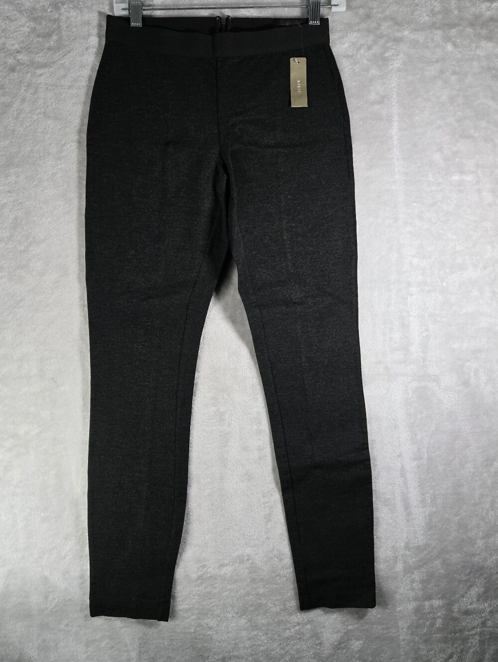 J.Crew Women's Pixie Pant Stretch Heather Gray Size 4 NWT Comfy Travel Work